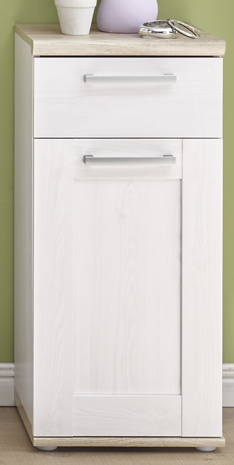 Kommode Romance Landhausstil Sibiu Lärche San Remo hell 1-trg Badmöbel Standschrank