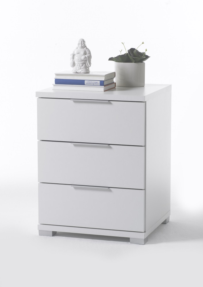 Nachtkommode Universal Weiß Nako Kommode Nachtschrank Nachttisch Schränkchen