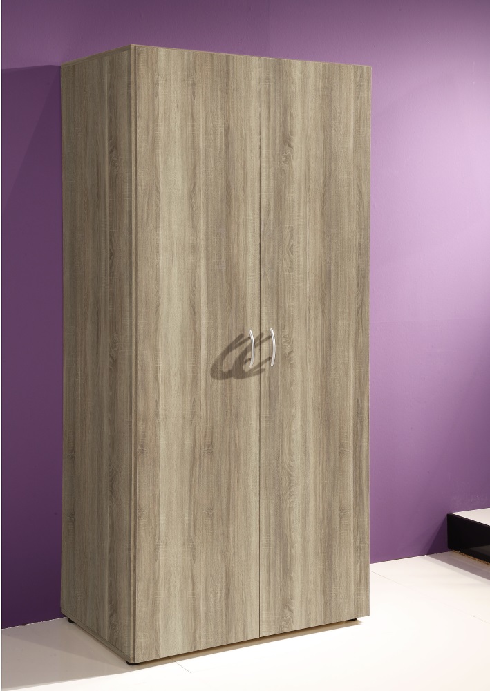 Drehtürenschrank Base 2 Kleiderschrank Schrank Sonoma Eiche 2-türig