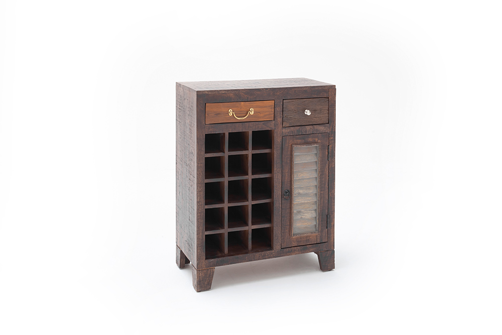 Weinreagal Frombork Akazie Massiv 70x90 cm Wohnraum Wohnzimmer