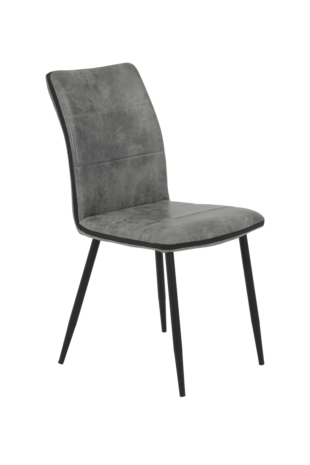 Vierfußstuhl Caroline Grau Wohnzimmerstuhl 120 kg belastbar Eszimmerstuhl